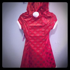 Disney Minnie Mouse Holiday Christmas Dress Hoodie